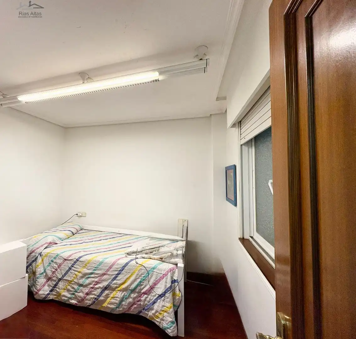 Bedroom of Flat for sale in A Coruña Capital   with Heating, Parquet flooring and Terrace