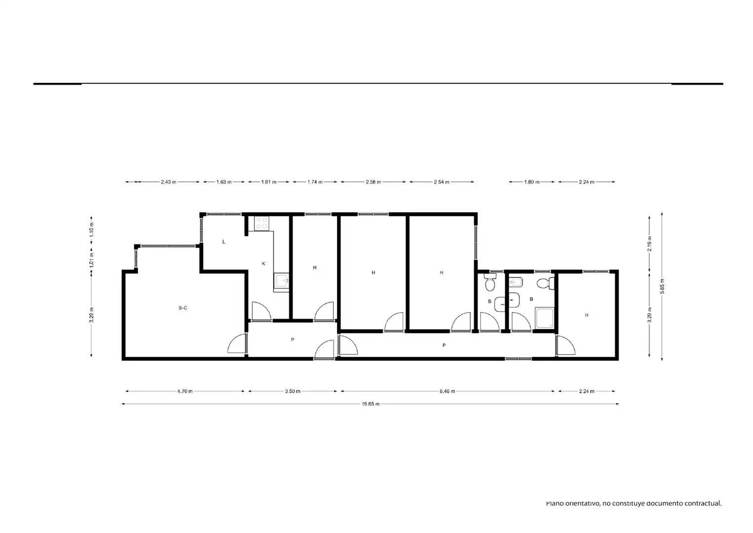Wohnung zum Verkauf in L'Hospitalet de Llobregat mit Heizung