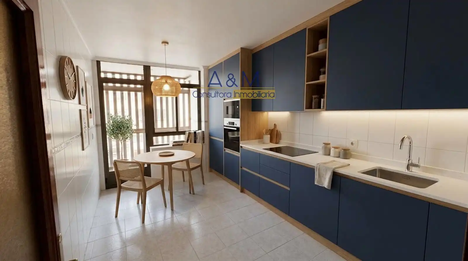 Cuina de Pis en venda en Simancas amb Calefacció, Parquet i Terrassa