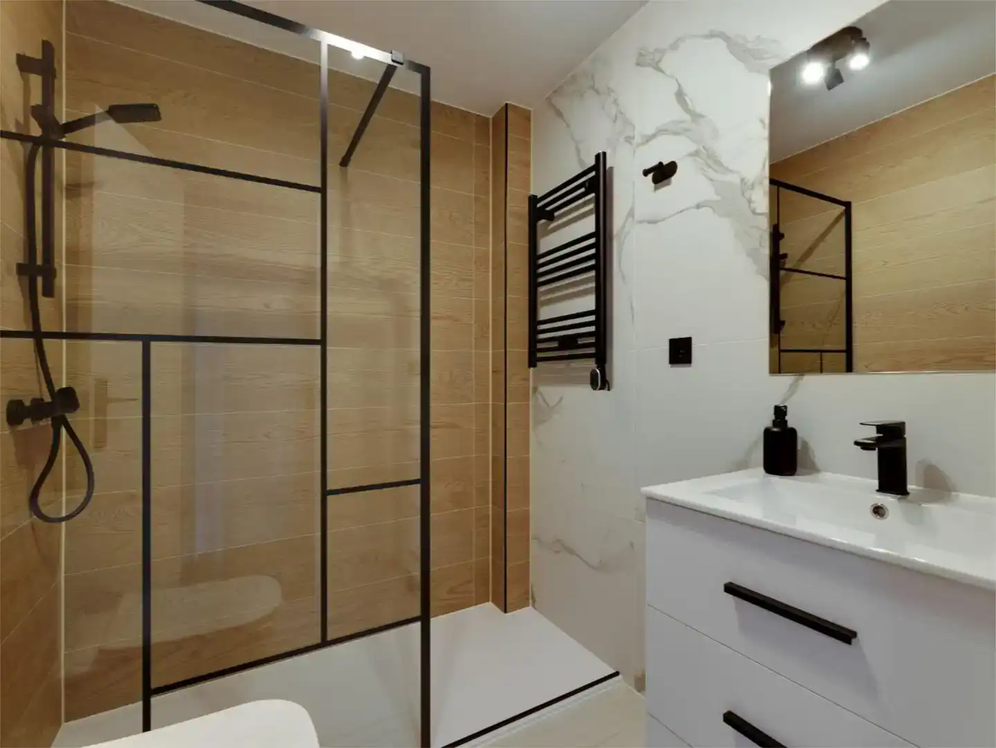 Badezimmer von Maisonette zum Verkauf in Orihuela mit Klimaanlage, Terrasse und Schwimmbad