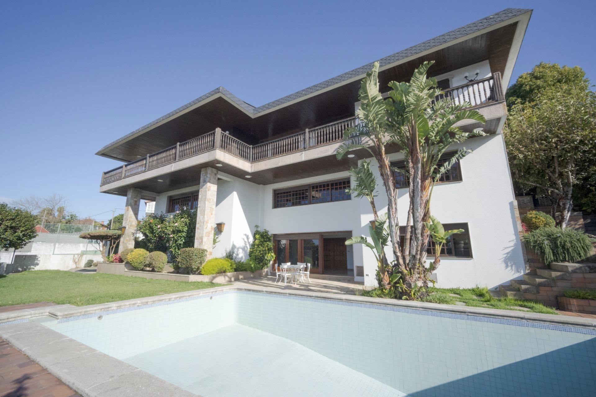 Exterior view of House or chalet for sale in Vigo   with Heating, Private garden and Terrace