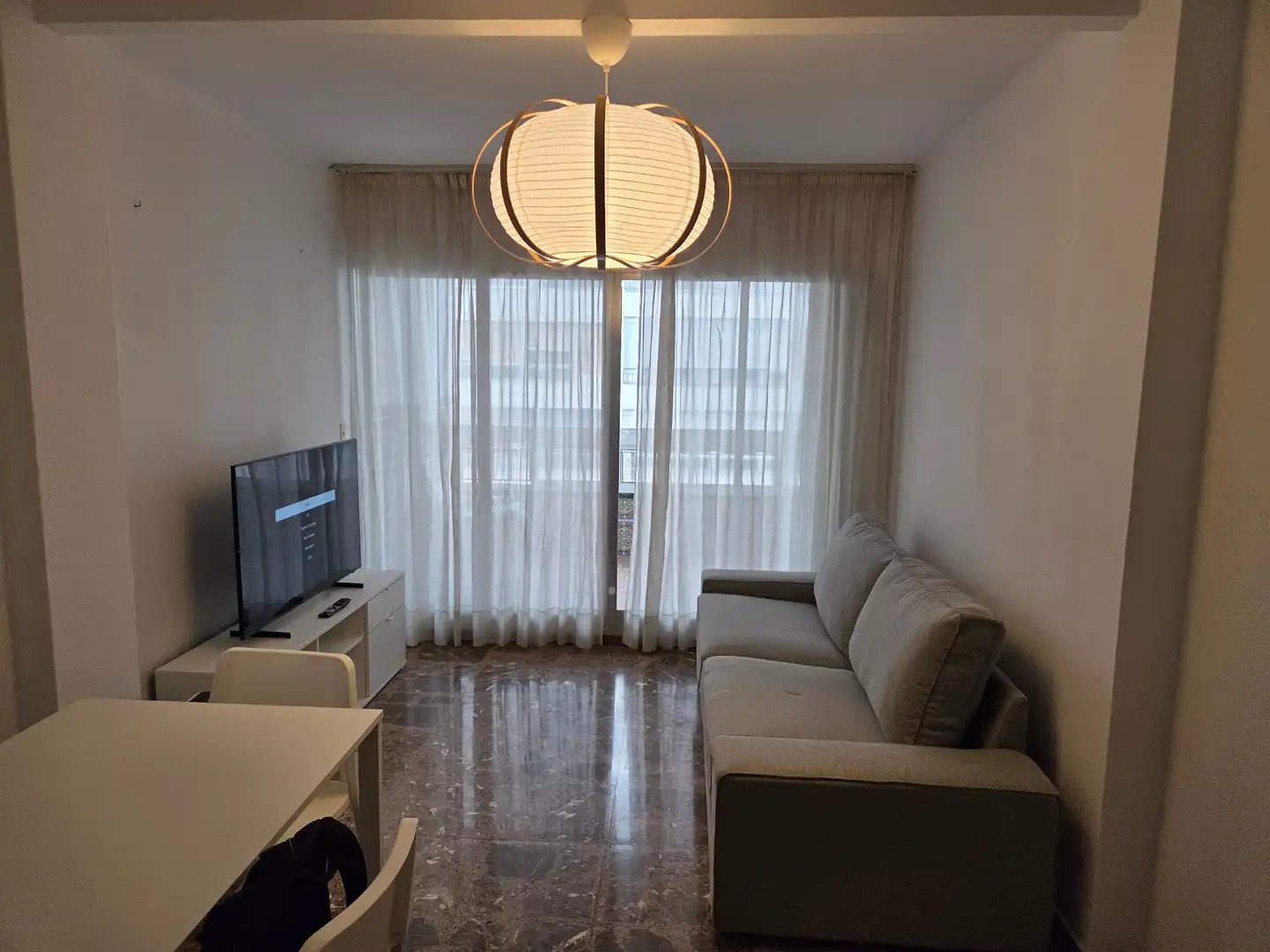 Living room of Flat for rent in Málaga  with Air Conditioner, Terrace and Furnished
