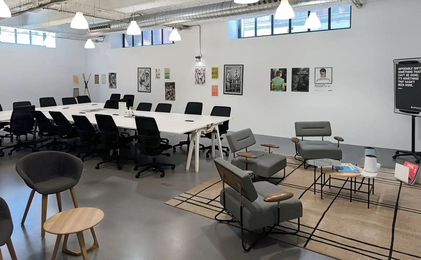 Büro zur Miete in Madrid mit Klimaanlage, Heizung und Möbliert