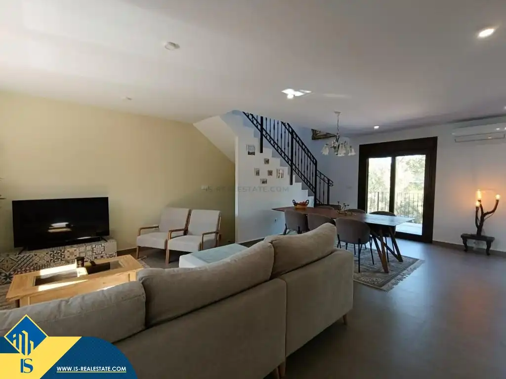 Sala de estar de Casa o chalet en venta en Pilar de la Horadada con Jardín privado, Terraza y Amueblado