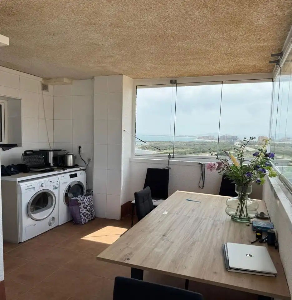 Cocina de Ático en venta en La Manga del Mar Menor con Aire acondicionado, Terraza y Piscina