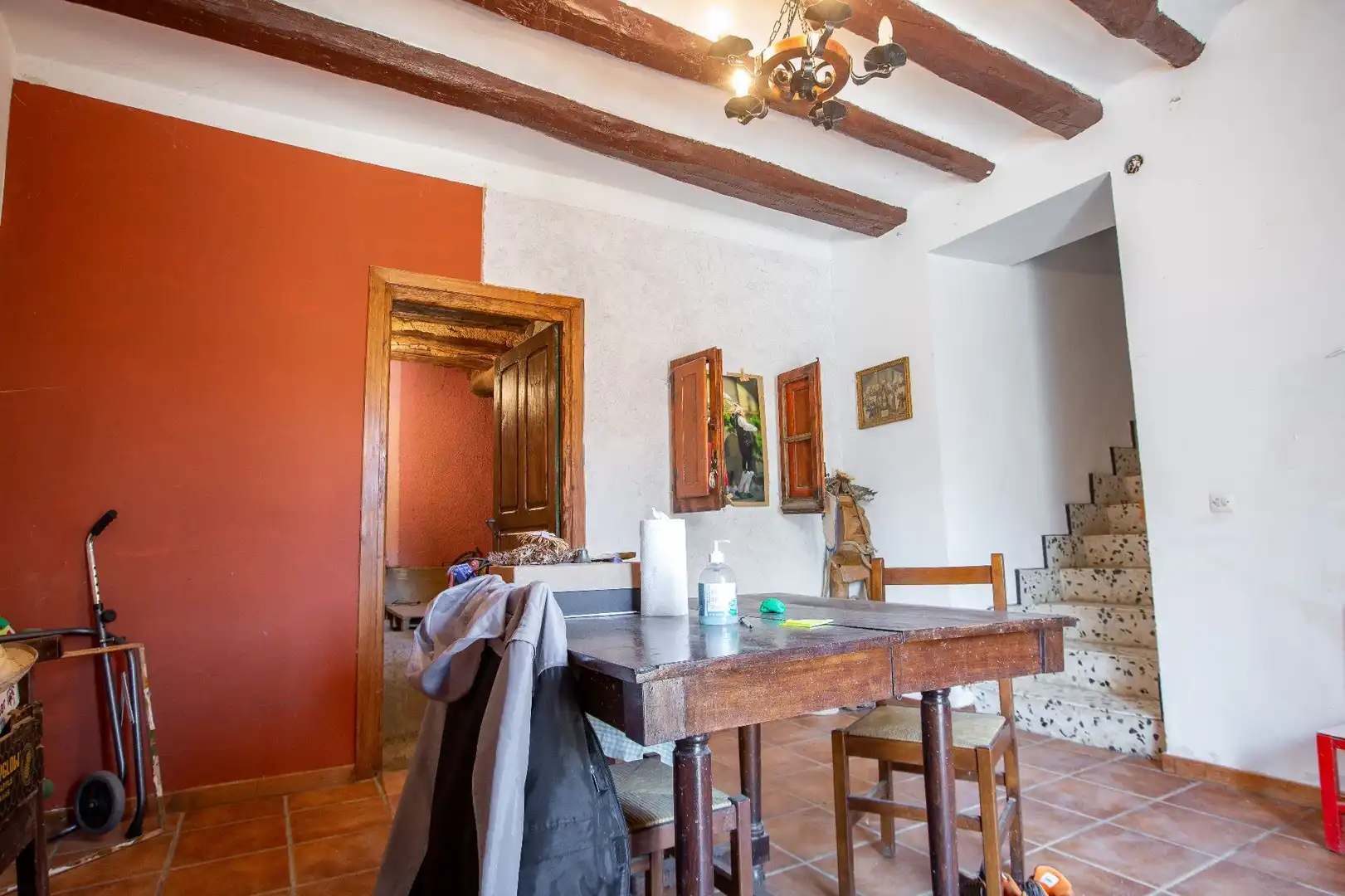 Comedor de Casa adosada en venta en Tiebas-Muruarte de Reta con Calefacción y Trastero