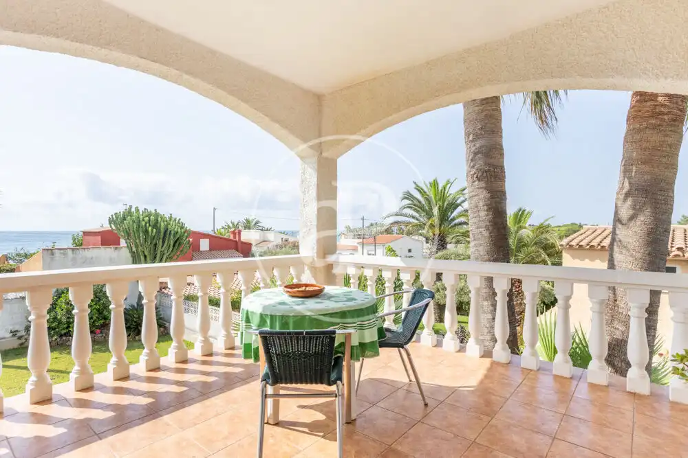 Terrassa de Casa adosada en venda en Alcalà de Xivert amb Calefacció, Jardí privat i Terrassa