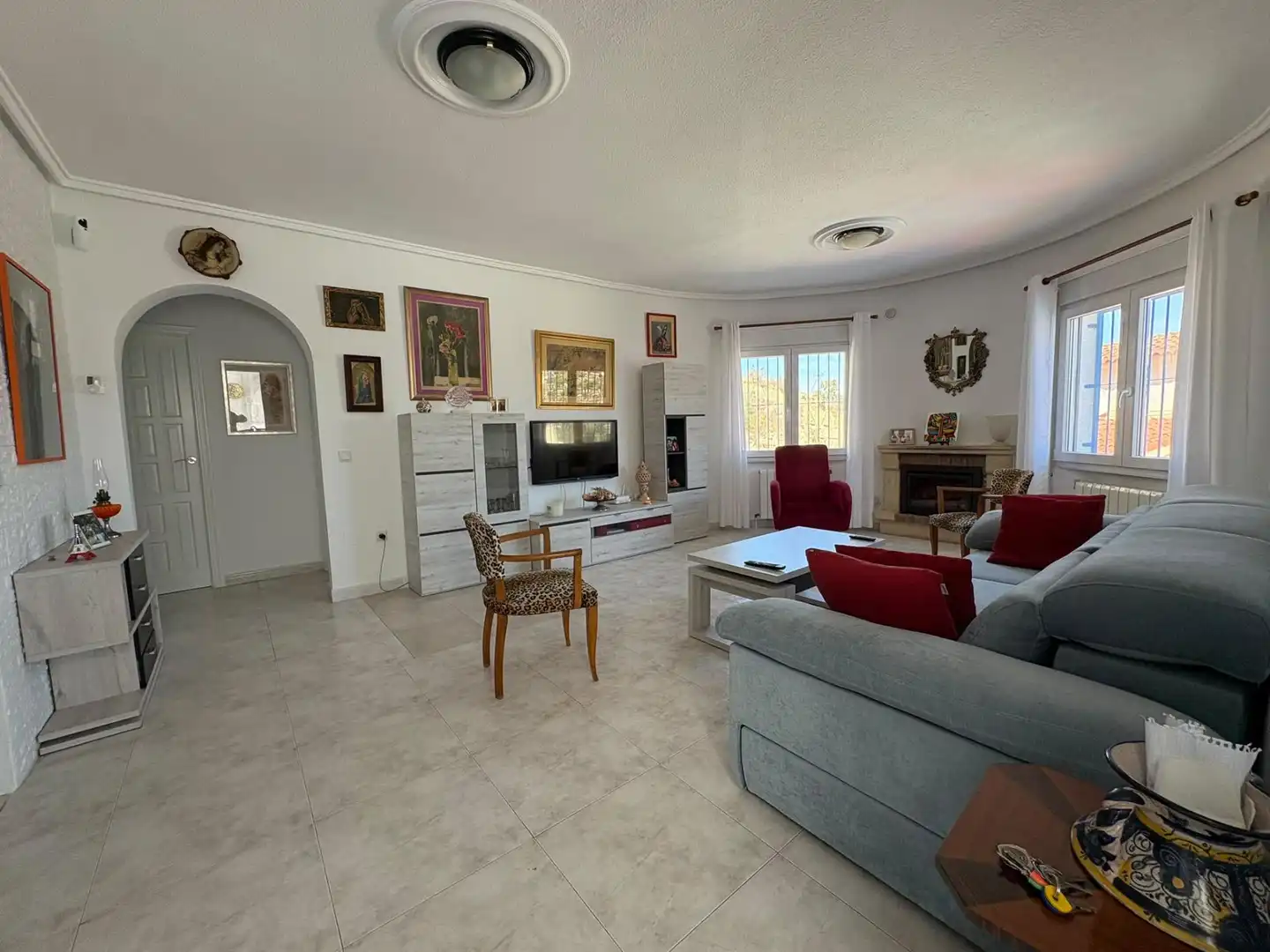 Sala d'estar de Casa o xalet en venda en Rojales amb Aire condicionat, Calefacció i Jardí privat