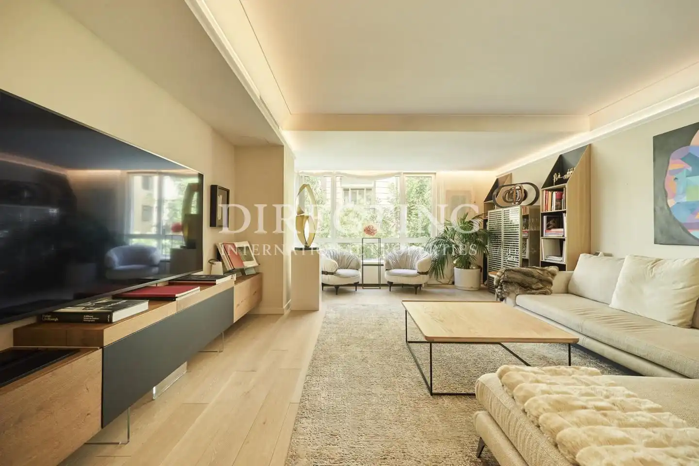 Wohnzimmer von Wohnung zum Verkauf in Madrid mit Klimaanlage und Heizung