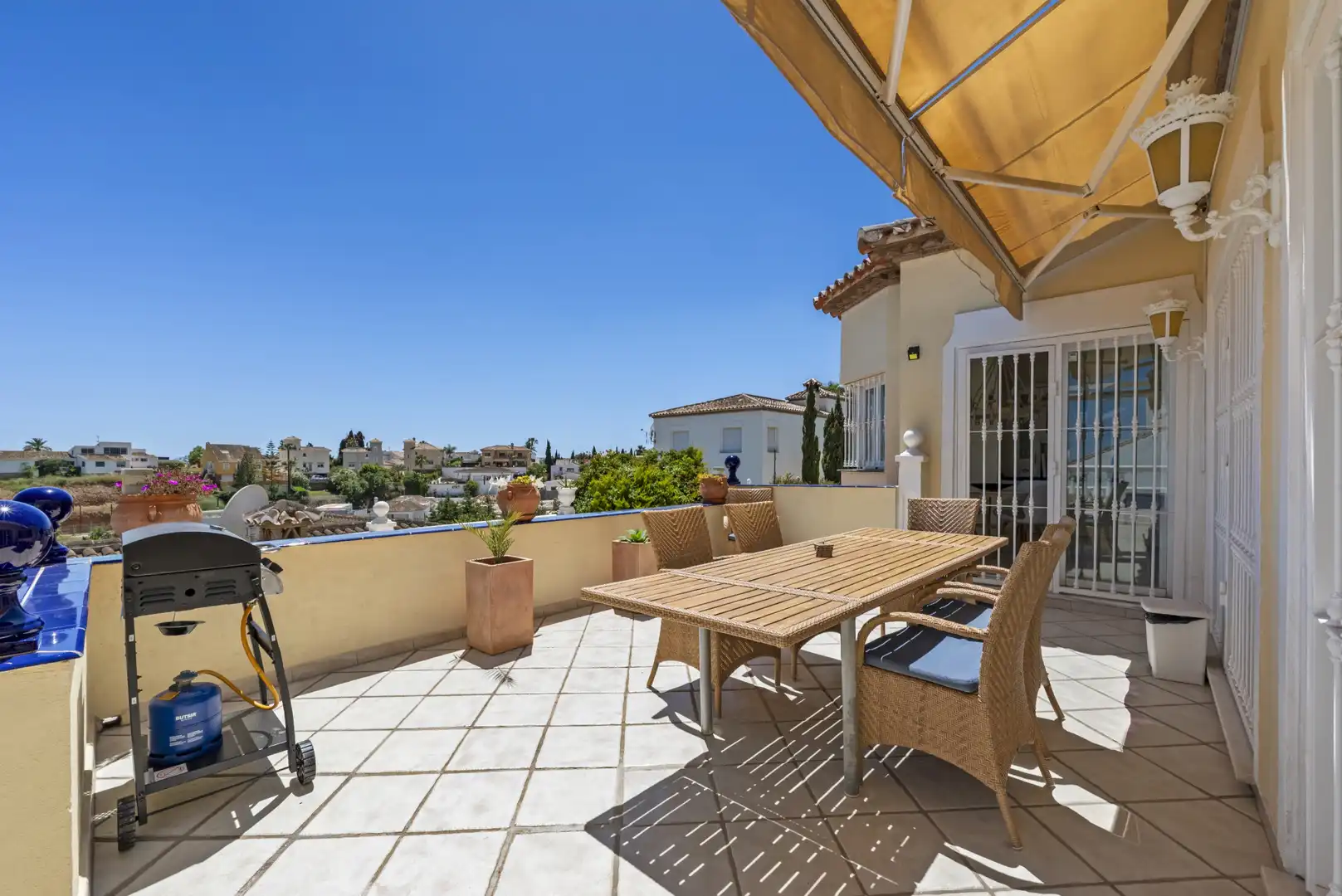 Terraza de Casa o chalet en venta en Mijas con Aire acondicionado, Jardín privado y Terraza