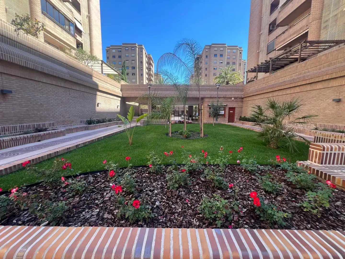Terraza de Piso de alquiler en Valencia con Jardín privado, Terraza y Amueblado