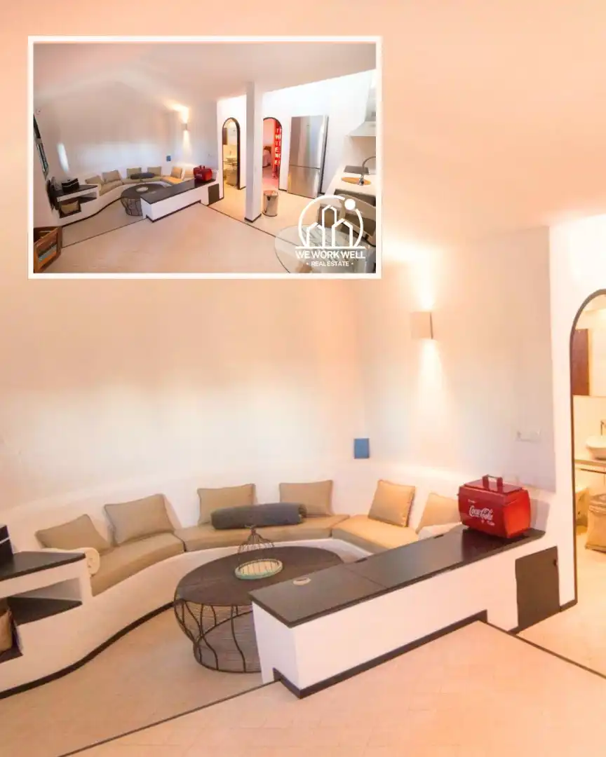 Sala d'estar de Casa o xalet en venda en La Oliva amb Aire condicionat, Jardí privat i Parquet