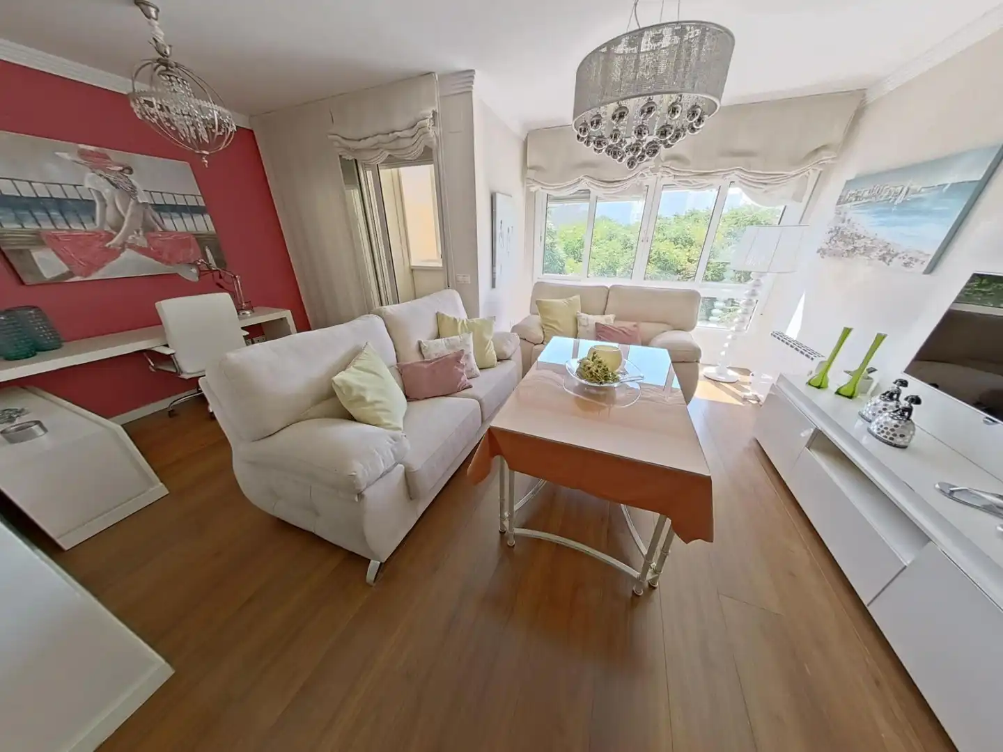 Sala de estar de Piso de alquiler en Córdoba con Aire acondicionado, Terraza y Amueblado