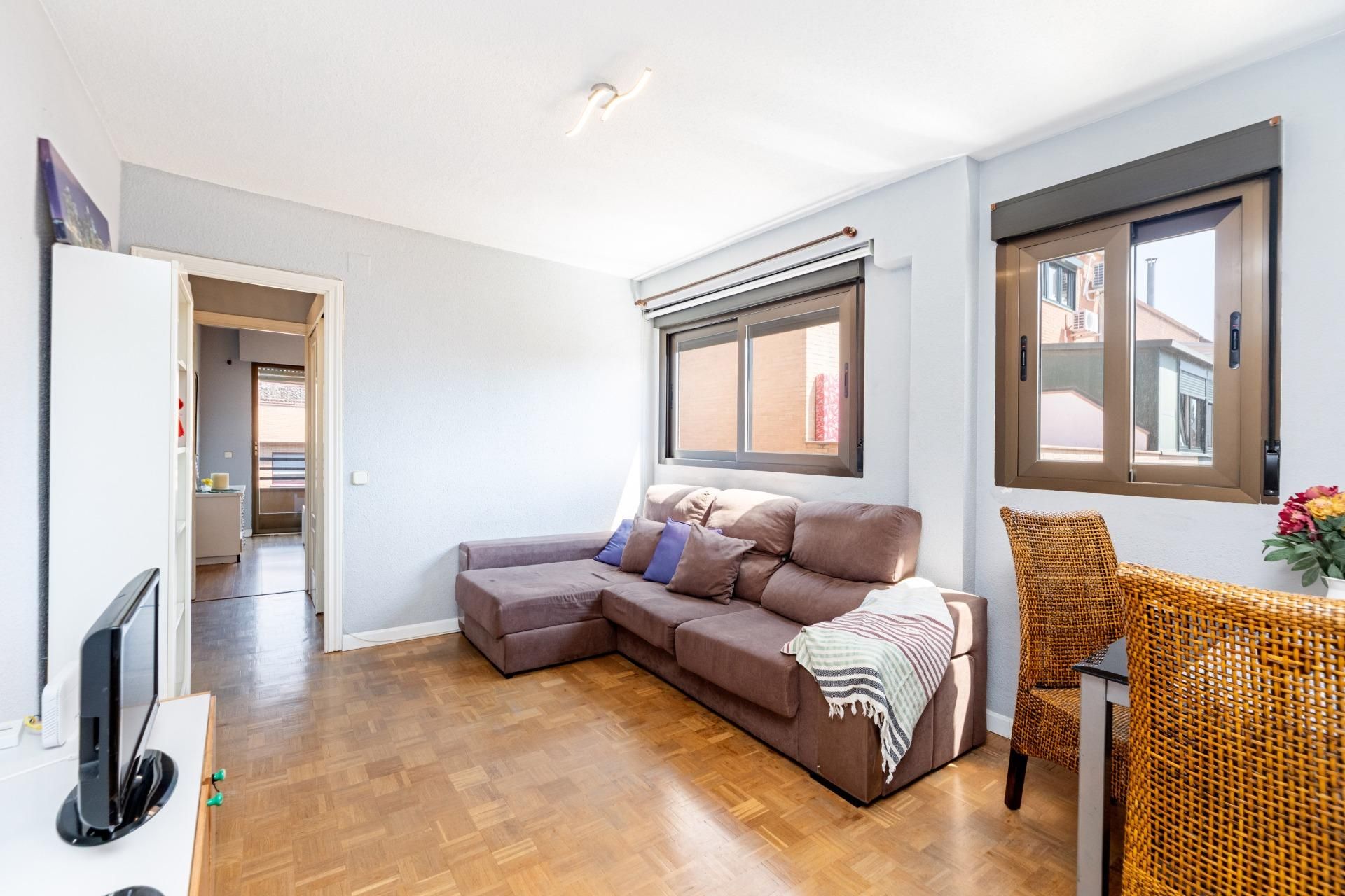 Living room of Flat for sale in Majadahonda  with Heating, Terrace and Storage room