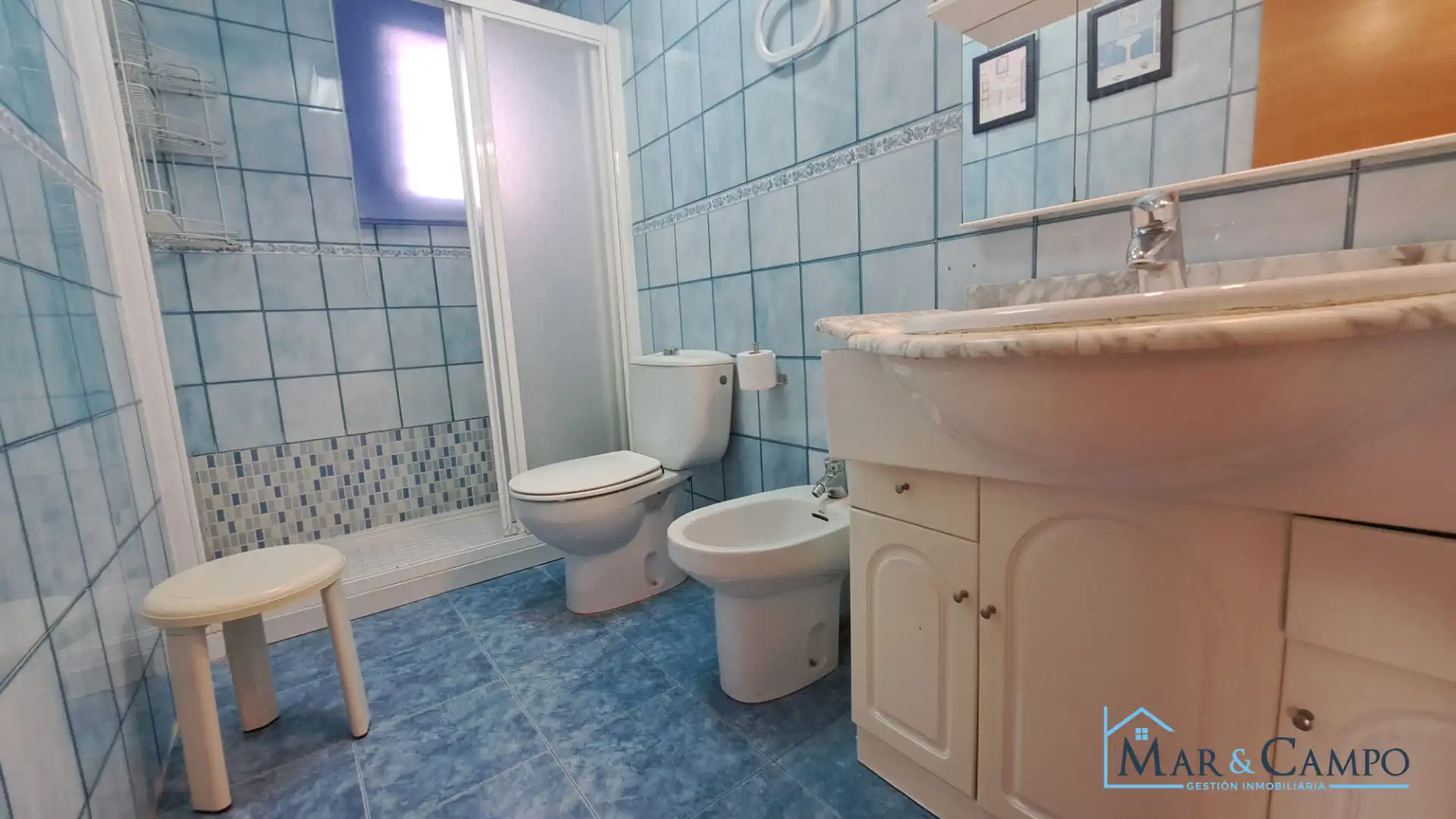 Baño de Casa adosada en venta en Los Alcázares con Aire acondicionado, Jardín privado y Amueblado