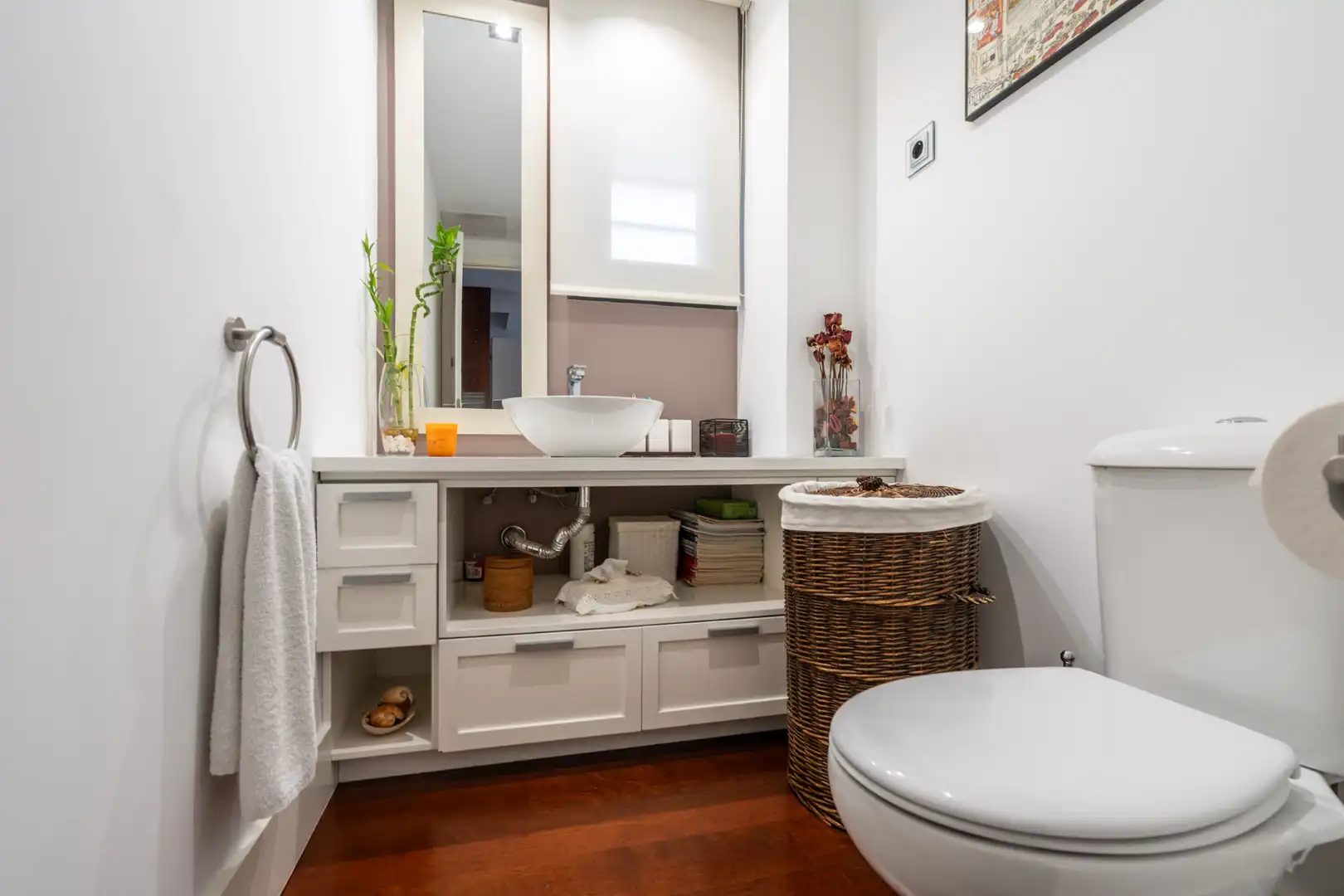 Baño de Casa adosada en venta en Las Rozas de Madrid con Aire acondicionado, Calefacción y Jardín privado