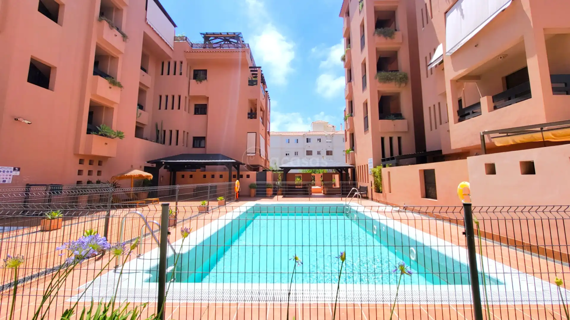 Swimming pool of Flat for sale in Benalmádena  with Air Conditioner, Terrace and Furnished