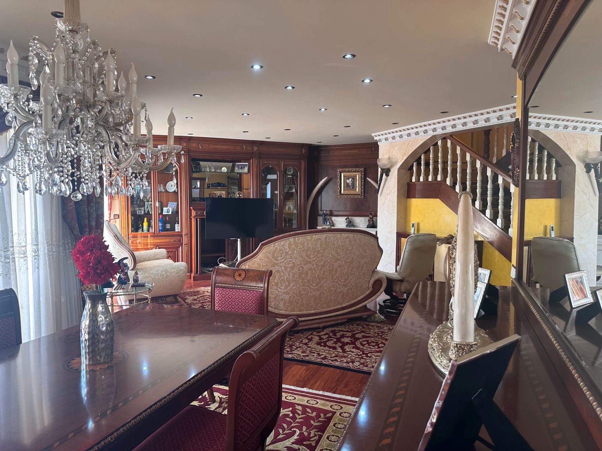 Living room of House or chalet for sale in Santa Cruz de Bezana  with Heating, Private garden and Parquet flooring