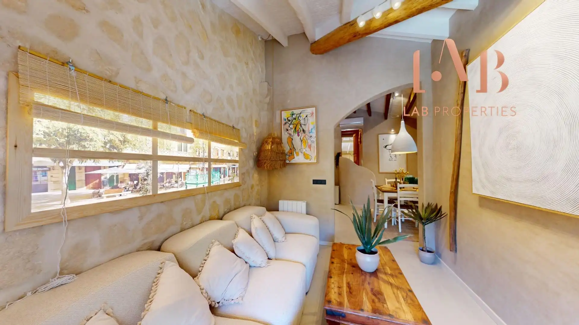 Sala d'estar de Apartament en venda en Llucmajor amb Aire condicionat, Calefacció i Parquet