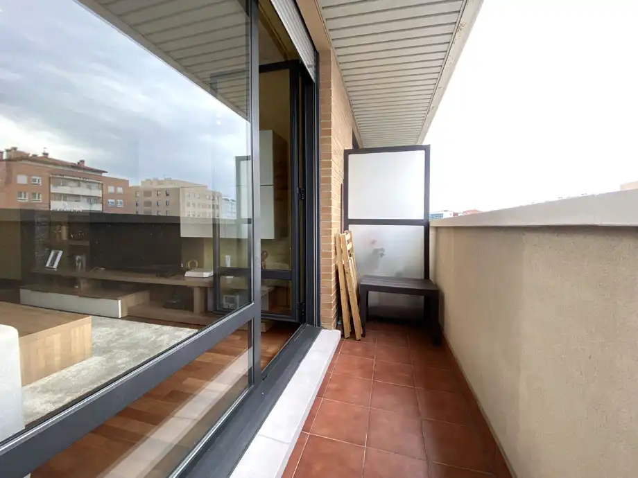 Balcony of Flat for sale in Vitoria - Gasteiz  with Heating, Parquet flooring and Terrace
