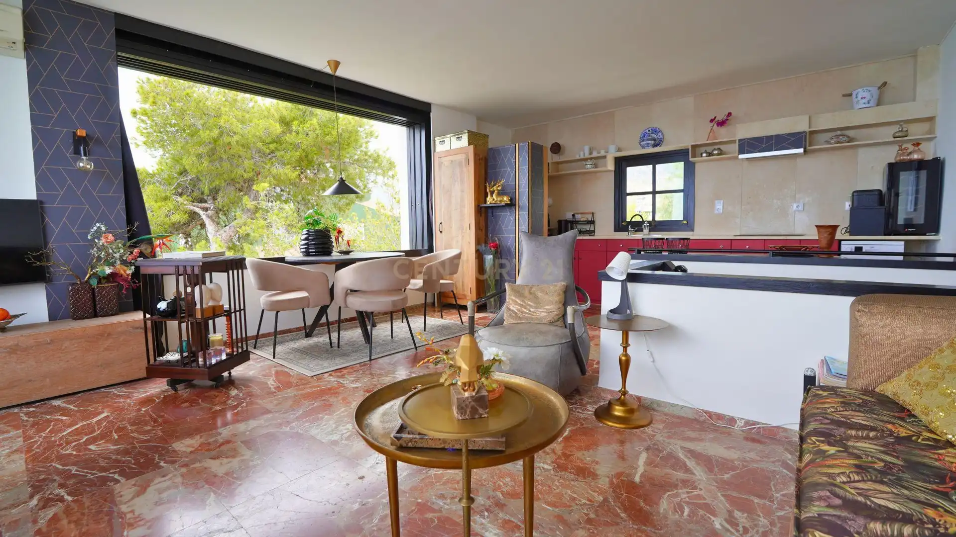Cuina de Apartament de lloguer en Calpe / Calp amb Aire condicionat, Traster i Forn