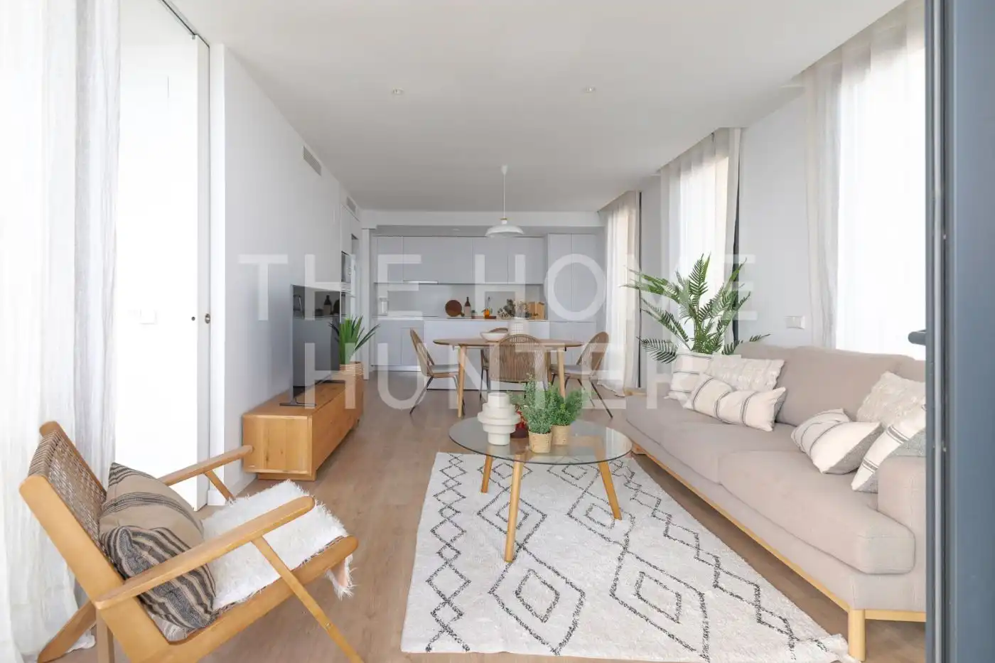 Wohnzimmer von Wohnung zum Verkauf in L'Escala mit Klimaanlage, Heizung und Terrasse