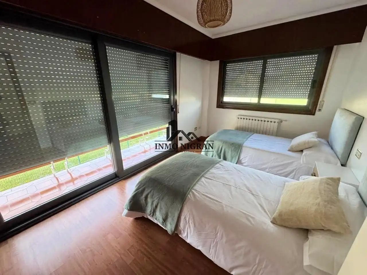 Bedroom of Houses for rent in Nigrán  with Heating, Private garden and Storage room