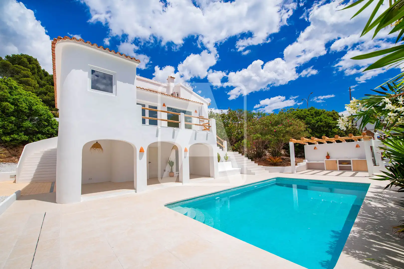 Vista exterior de Casa o xalet en venda en Benissa amb Aire condicionat, Calefacció i Jardí privat