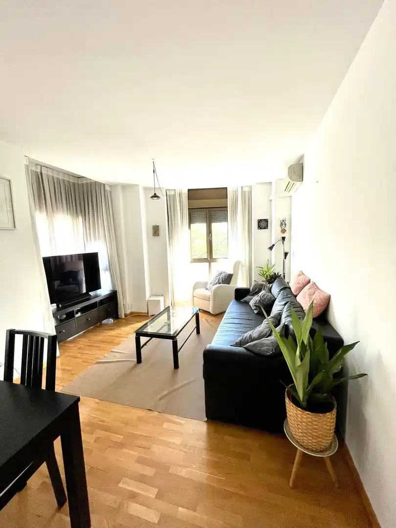 Sala de estar de Piso de alquiler en Madrid