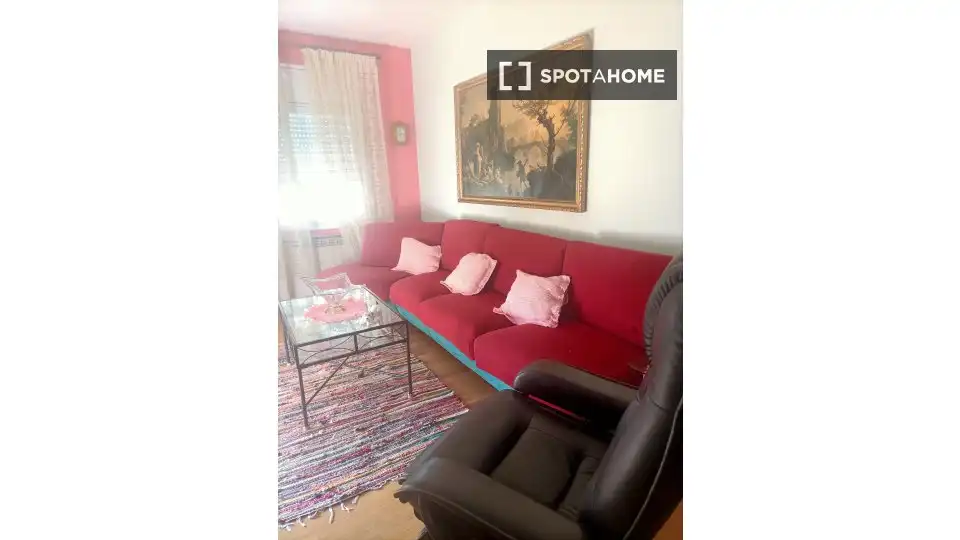 Living room of Flat for share in Abrera  with Air Conditioner, Heating and Furnished