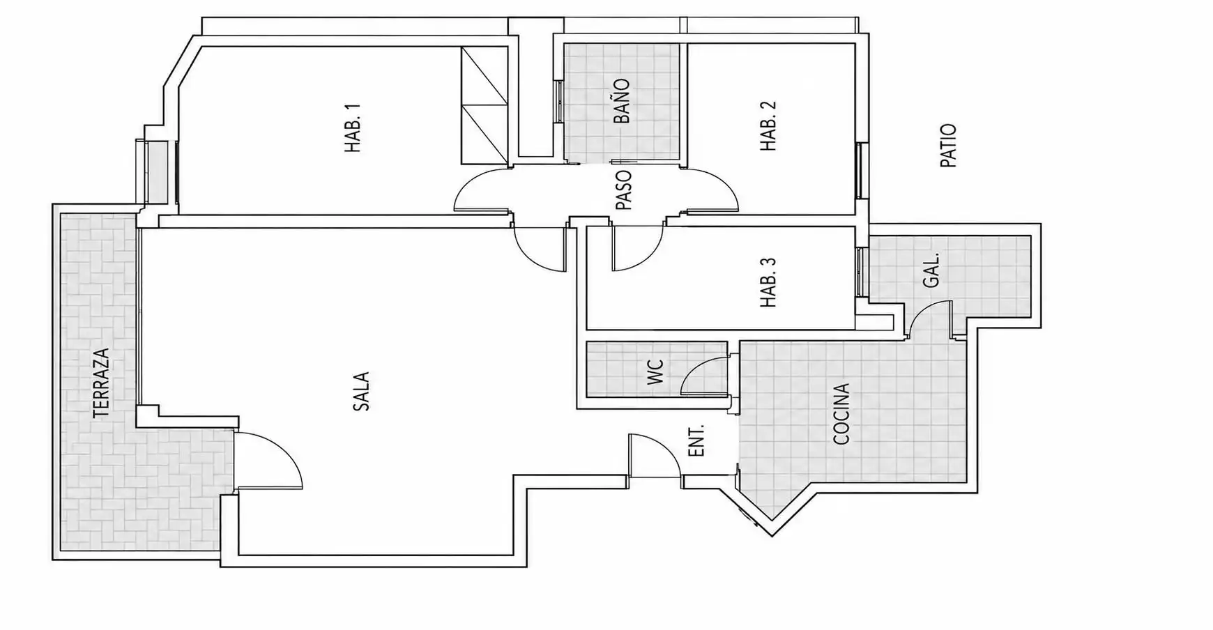 Piso en venta en Barcelona con Aire acondicionado, Calefacción y Parquet