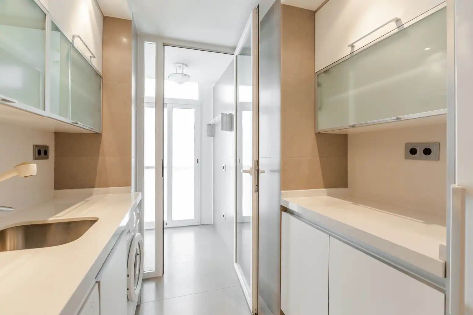Cocina de Piso en venta en  Pamplona / Iruña con Calefacción, Terraza y Amueblado