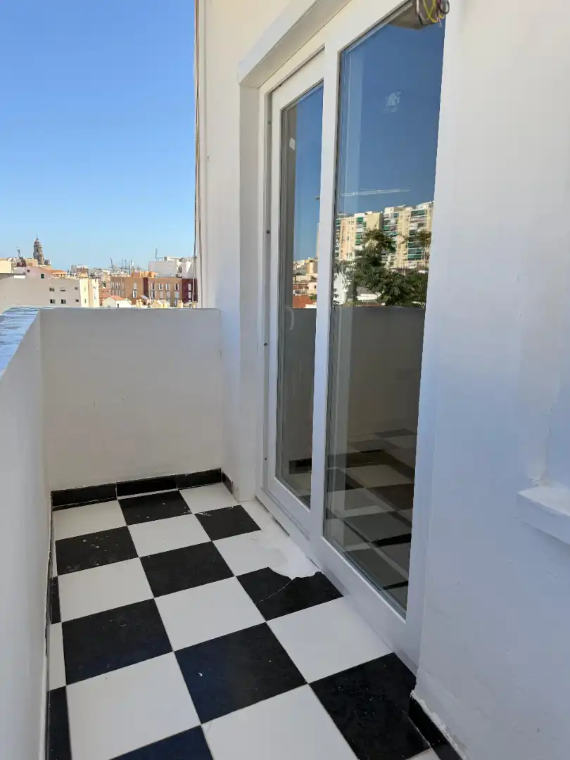 Balcony of Flat for sale in Málaga  with Air Conditioner, Heating and Terrace