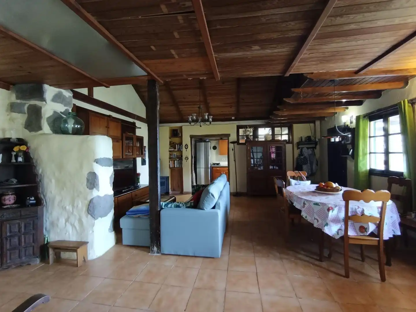 Comedor de Finca rústica en venta en Valsequillo de Gran Canaria con Terraza