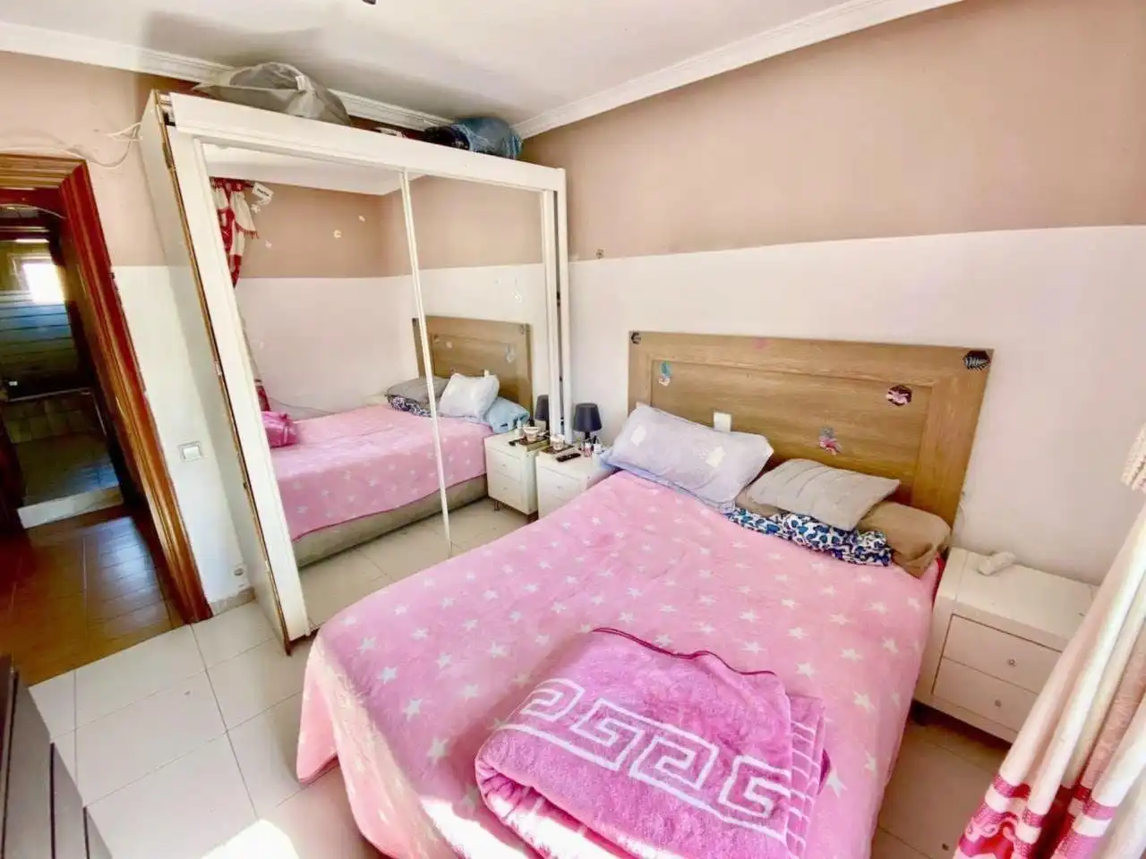 Bedroom of Flat for sale in Málaga