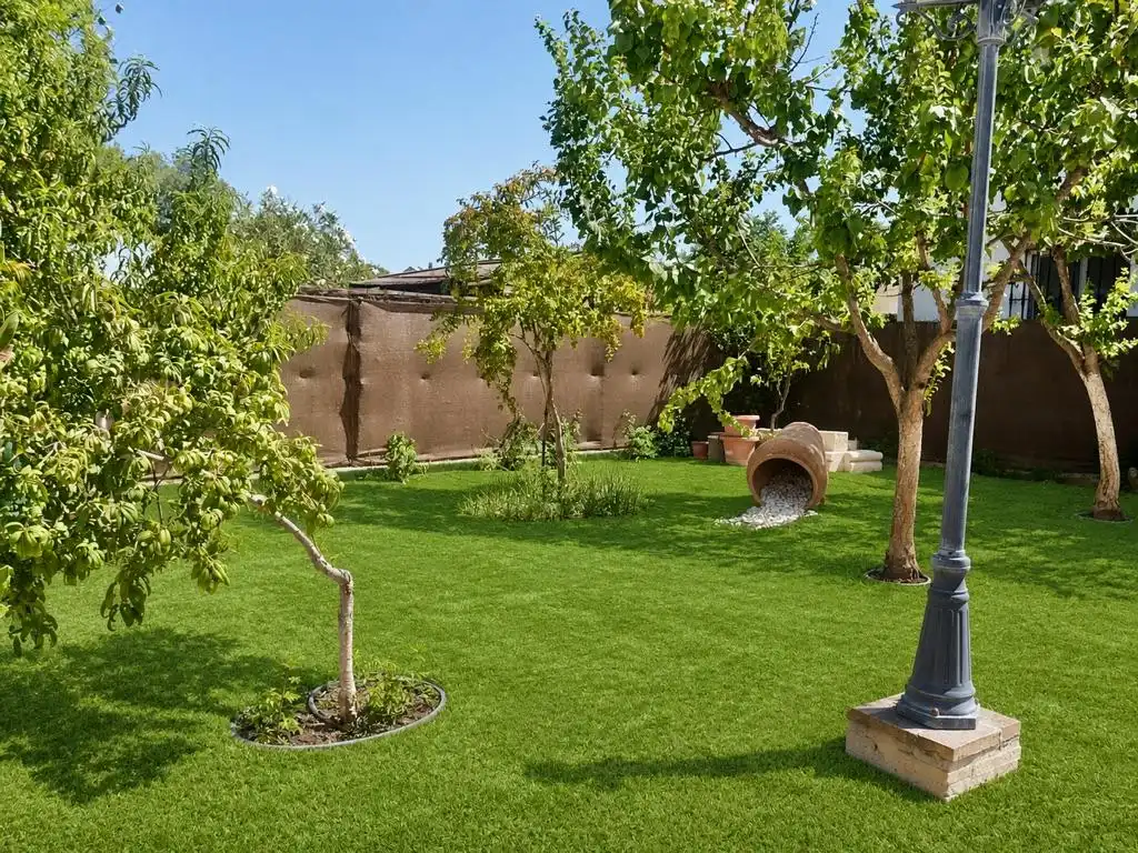 Jardín de Casa o chalet en venta en Hinojos con Aire acondicionado, Jardín privado y Terraza