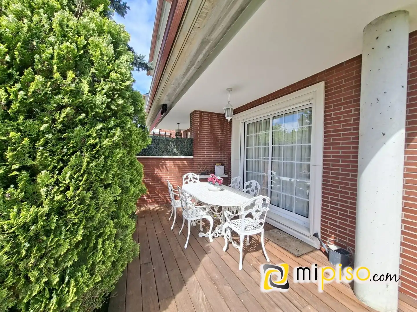 Terraza de Casa o chalet de alquiler en Laredo con Calefacción, Jardín privado y Amueblado