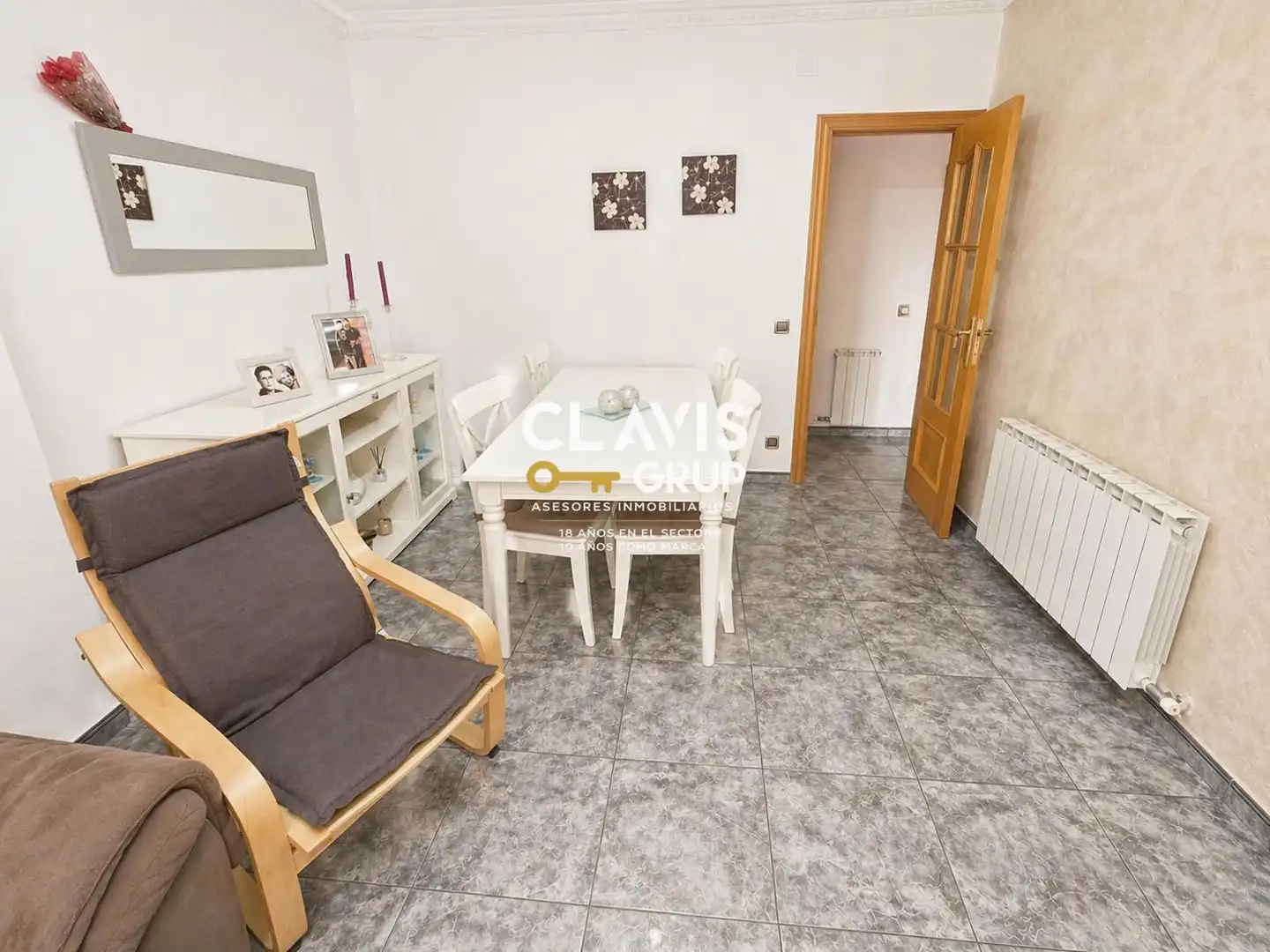 Sala de estar de Piso en venta en Barcelona con Aire acondicionado y Terraza