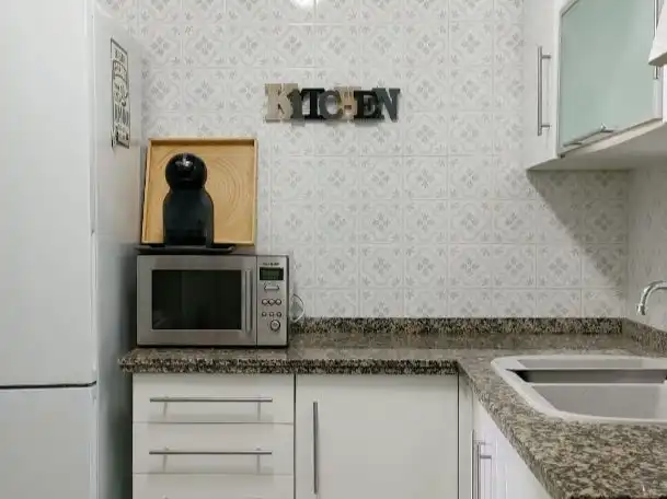 Cuina de Apartament en venda en Cullera amb Aire condicionat, Terrassa i Piscina