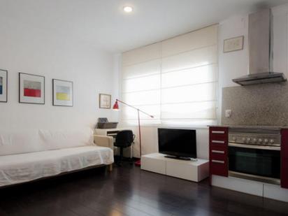 Sala d'estar de Apartament de lloguer en  Barcelona Capital amb Aire condicionat, Moblat i Forn