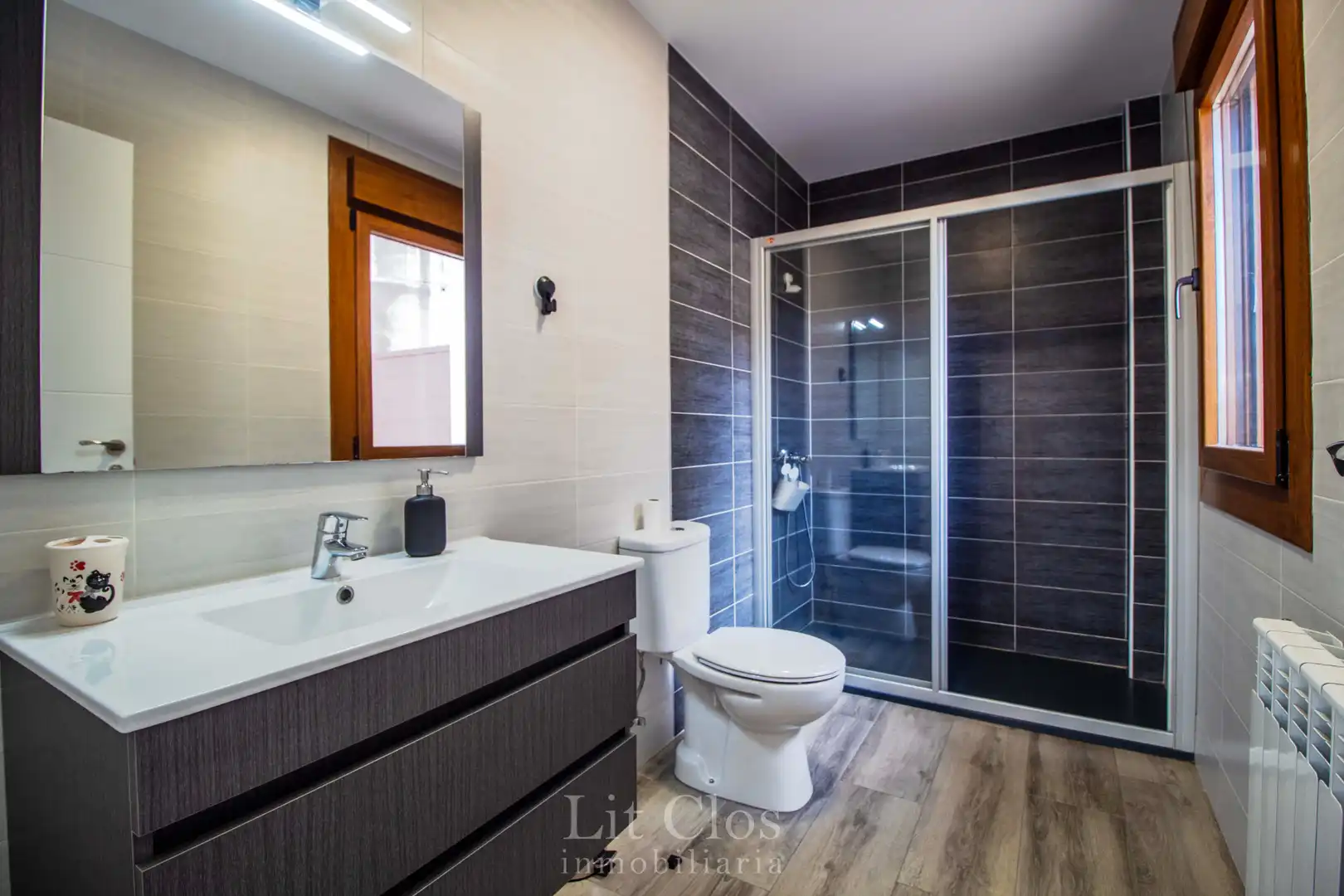 Baño de Casa adosada en venta en A Rúa  con Calefacción, Jardín privado y Parquet