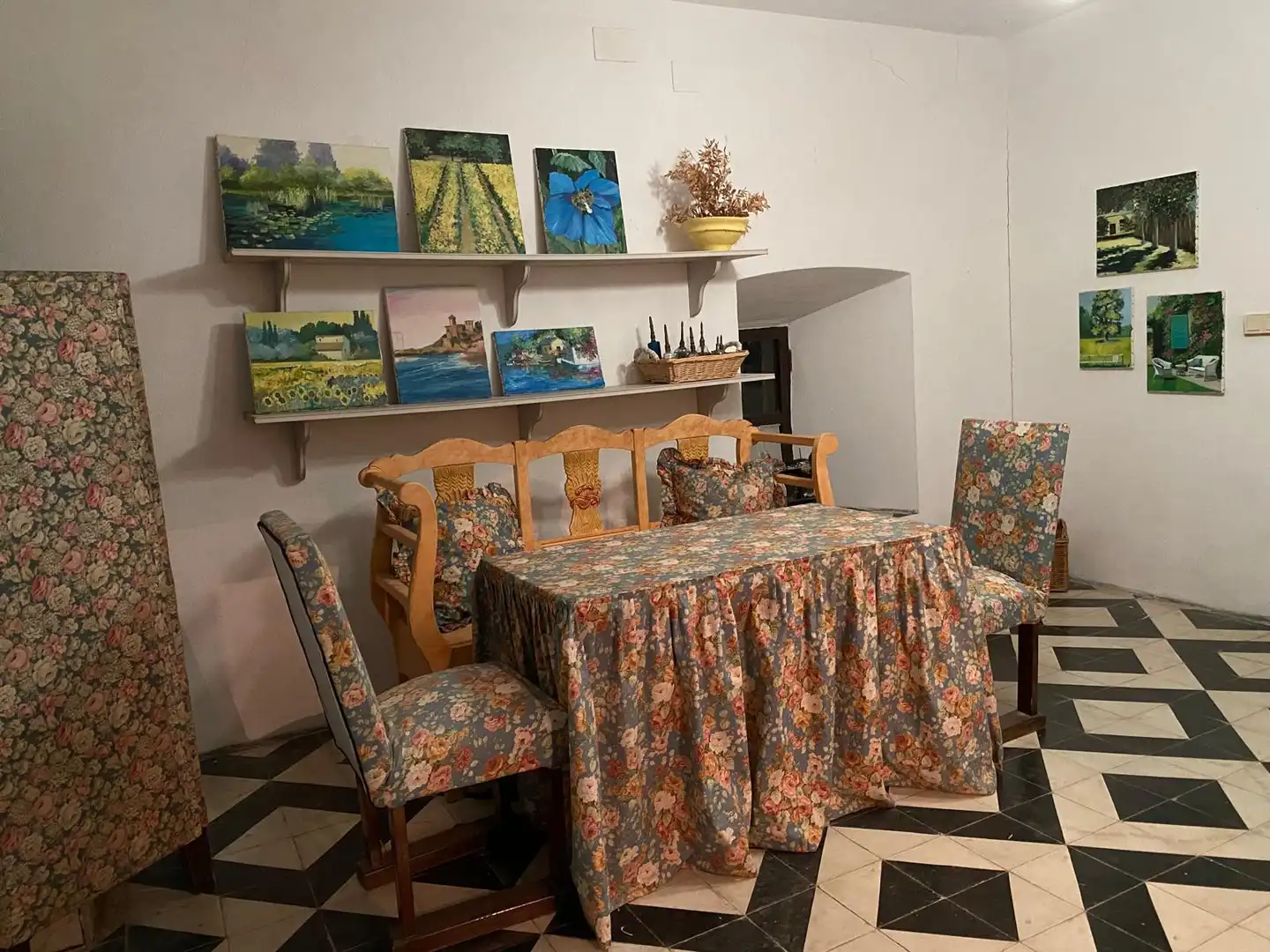 Comedor de Casa o chalet en venta en Bienvenida con Aire acondicionado, Calefacción y Jardín privado