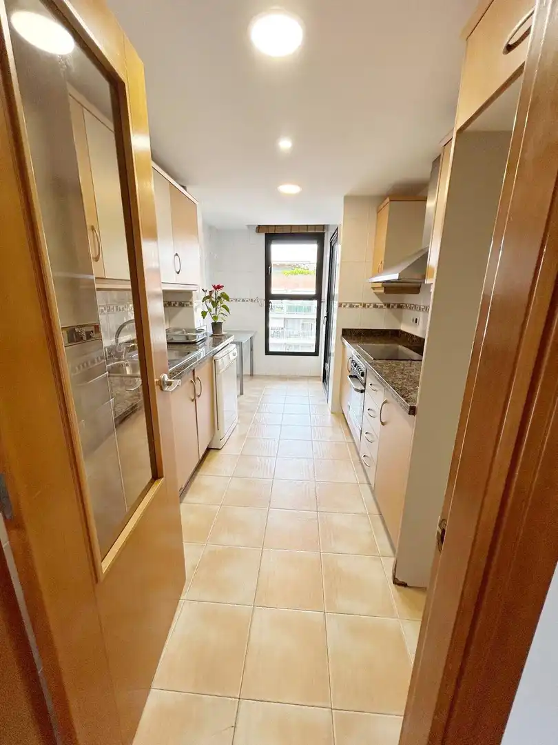 Kitchen of Apartments for rent in Gandia  with Air Conditioner, Heating and Private garden