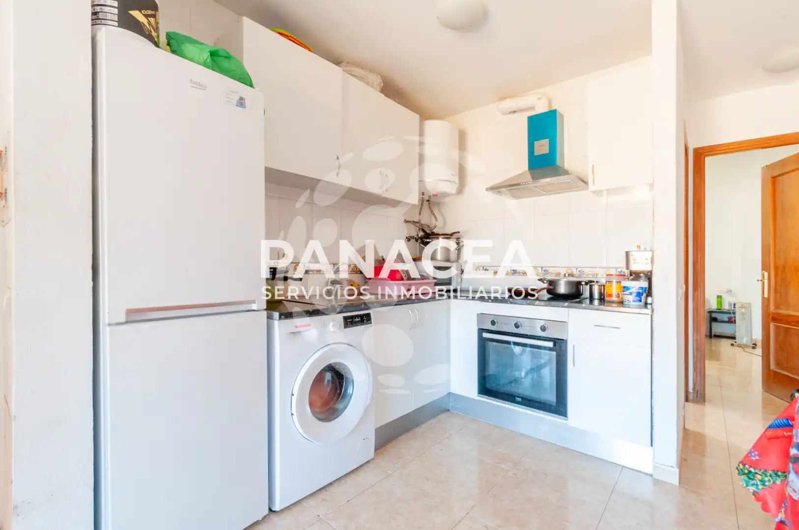 Kitchen of Flat for sale in Roquetas de Mar  with Furnished, Washing machine and TV