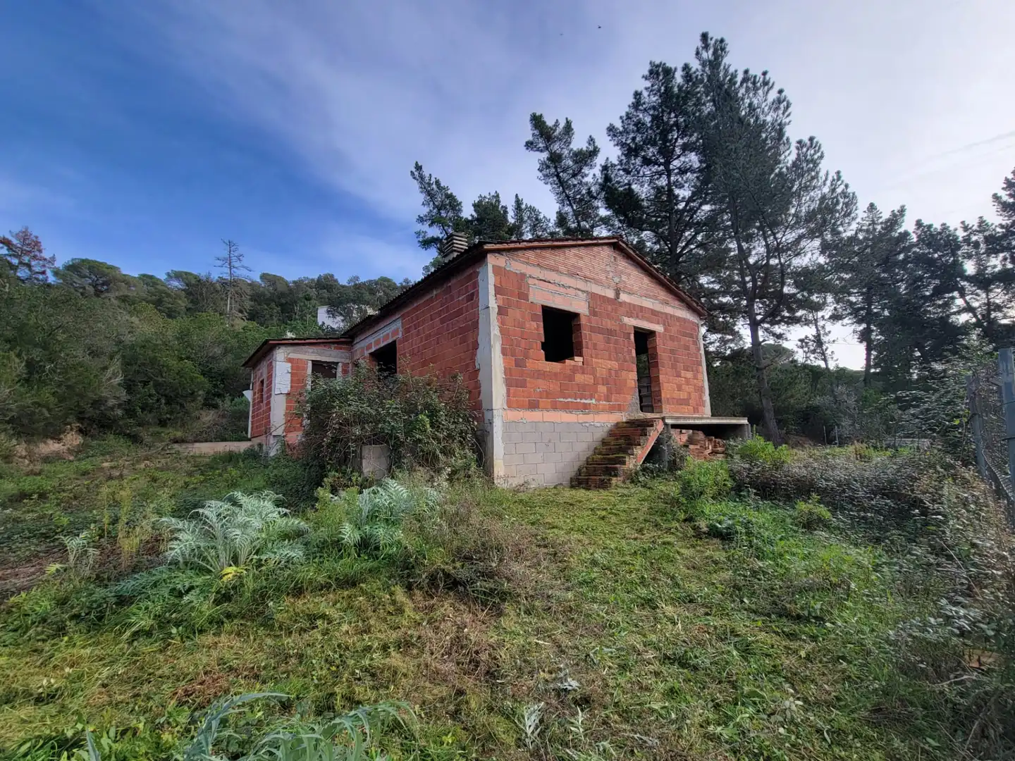 Vista exterior de Finca rústica en venda en Lloret de Mar amb Aire condicionat, Jardí privat i Alarma