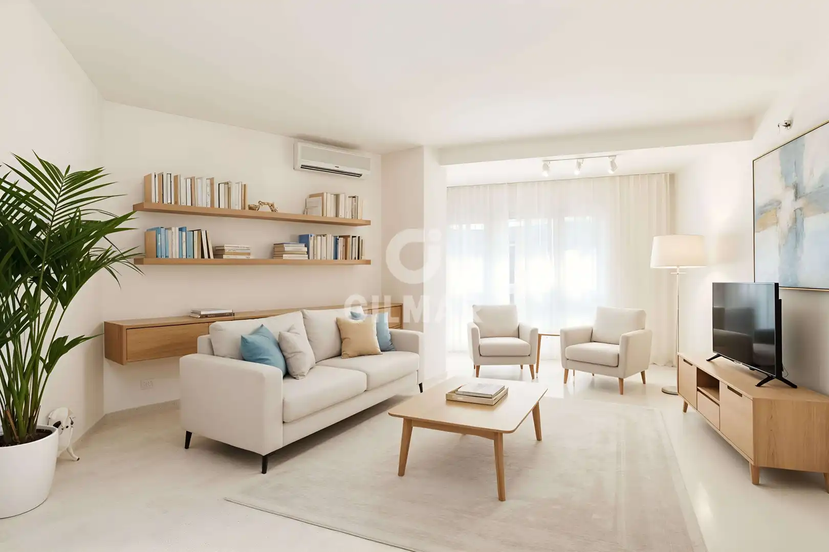 Living room of Flat for sale in Sevilla  with Heating and Private garden