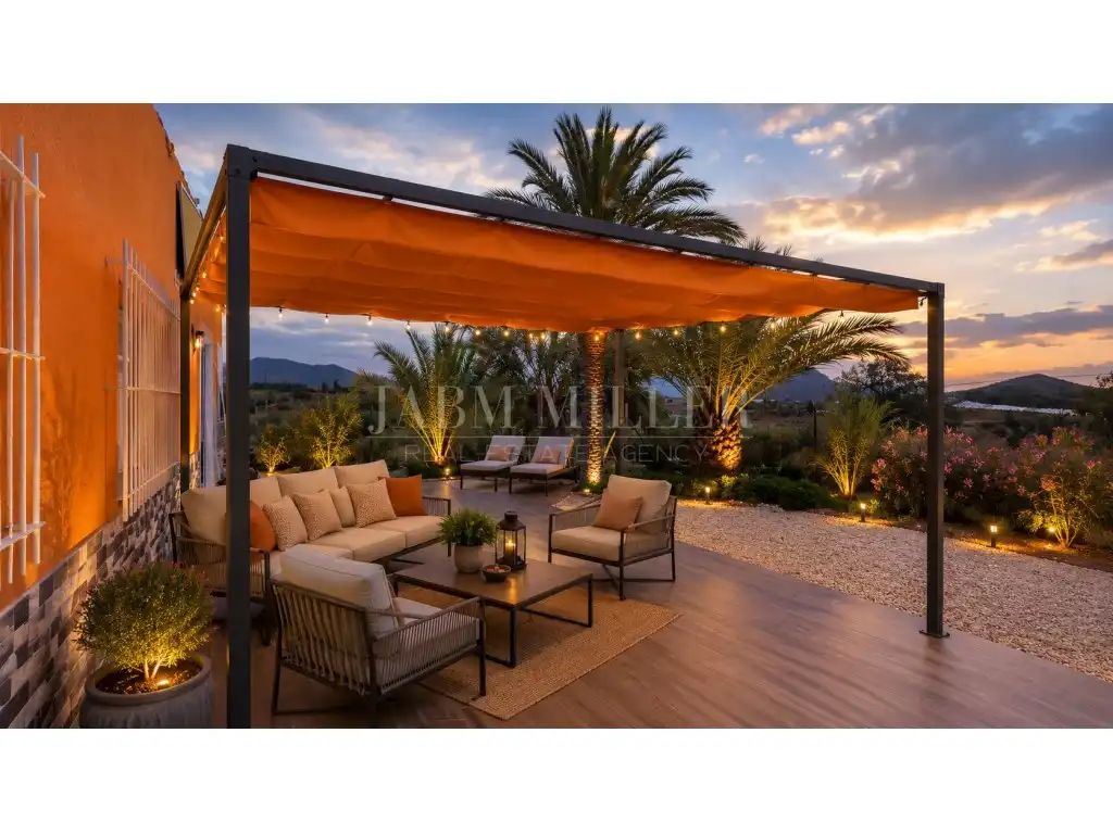 Terrassa de Finca rústica en venda en Alicante / Alacant amb Aire condicionat, Jardí privat i Terrassa