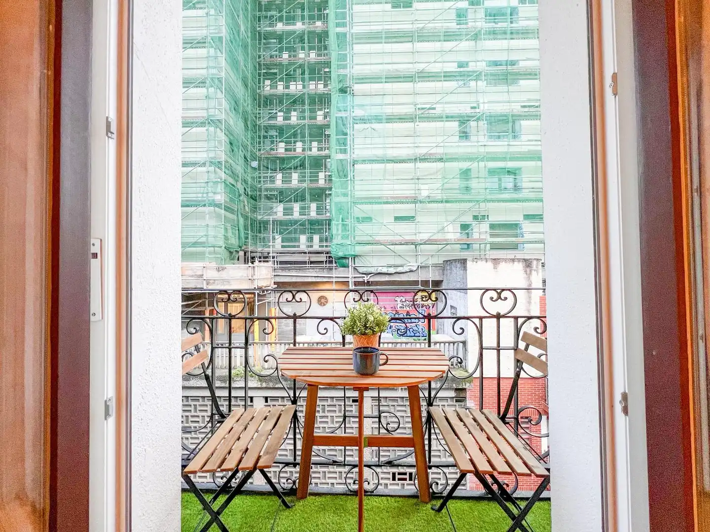 Terraza de Piso en venta en Bilbao  con Calefacción, Amueblado y Horno