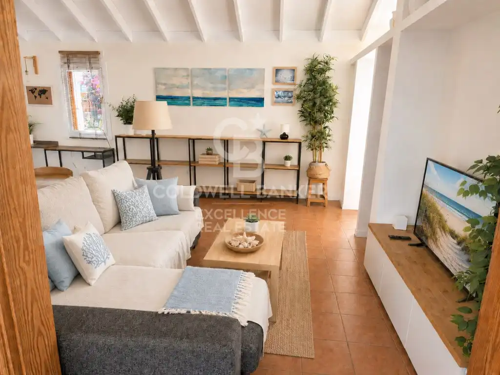 Sala de estar de Casa o chalet en venta en La Oliva con Jardín privado, Terraza y Horno