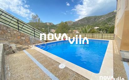 Swimming pool of Flat for sale in Castelldefels  with Air Conditioner, Heating and Terrace